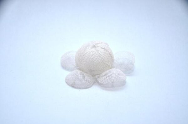 Flor tela cor boleada