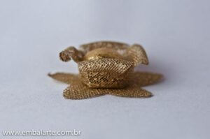 Flor tela brilho 2 camadas mod vitória régia