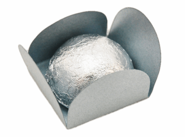 Porta bombom 03x03 redondo baixo papel cartão cor