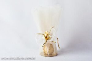 Forrinho organza c/lacinho s/borda