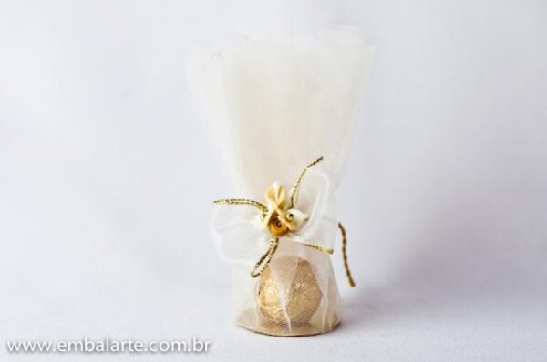 Forrinho organza c/lacinho s/borda