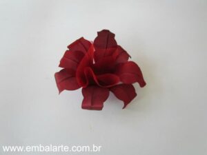 Flor cetim coqueirinho