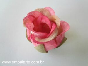 Flor botão flanelado G