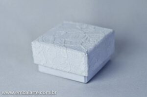 Caixa Bem casado Tampa Rendada