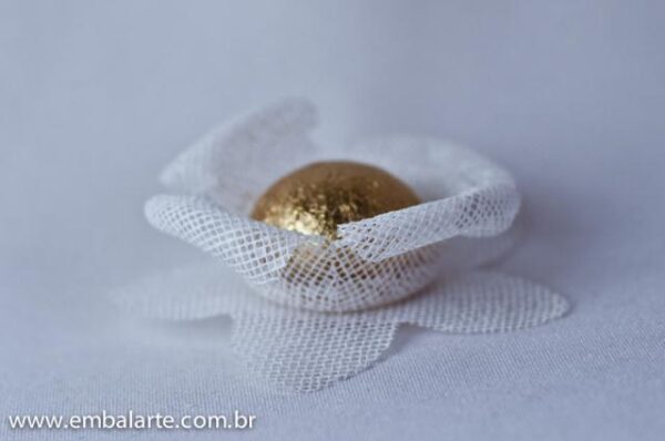 Flor tela cor 2 camadas mod vitória régia