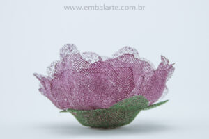 Flor rosa aberta tela cor