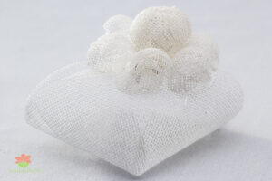 Bem casado tela cor G c/camélia M e cordão