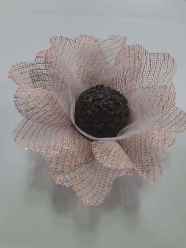 Flor tela brilho mod Maria Clara