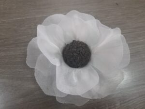 Flor rosa aberta translúcido