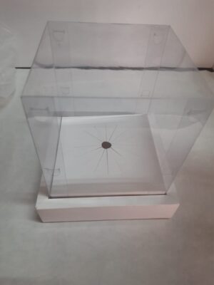 Caixa ovo em pé 13x13x18 branco ou kraft