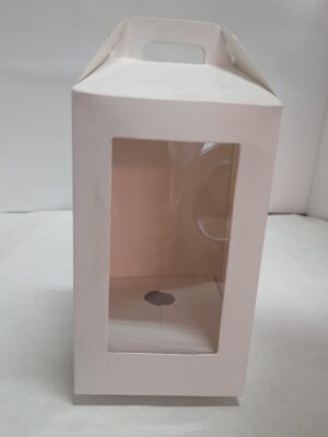 Bolsa 09x09x15 branco/kraft