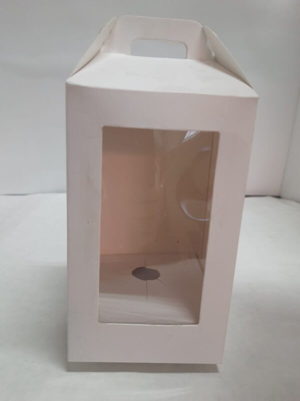 Bolsa 09x09x15 branco/kraft